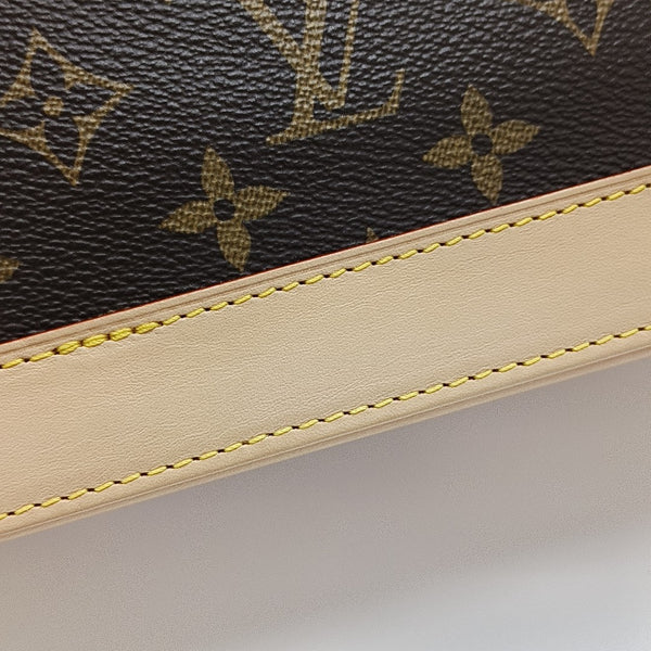 ALMA BB Monogram Coated Canvas Brown