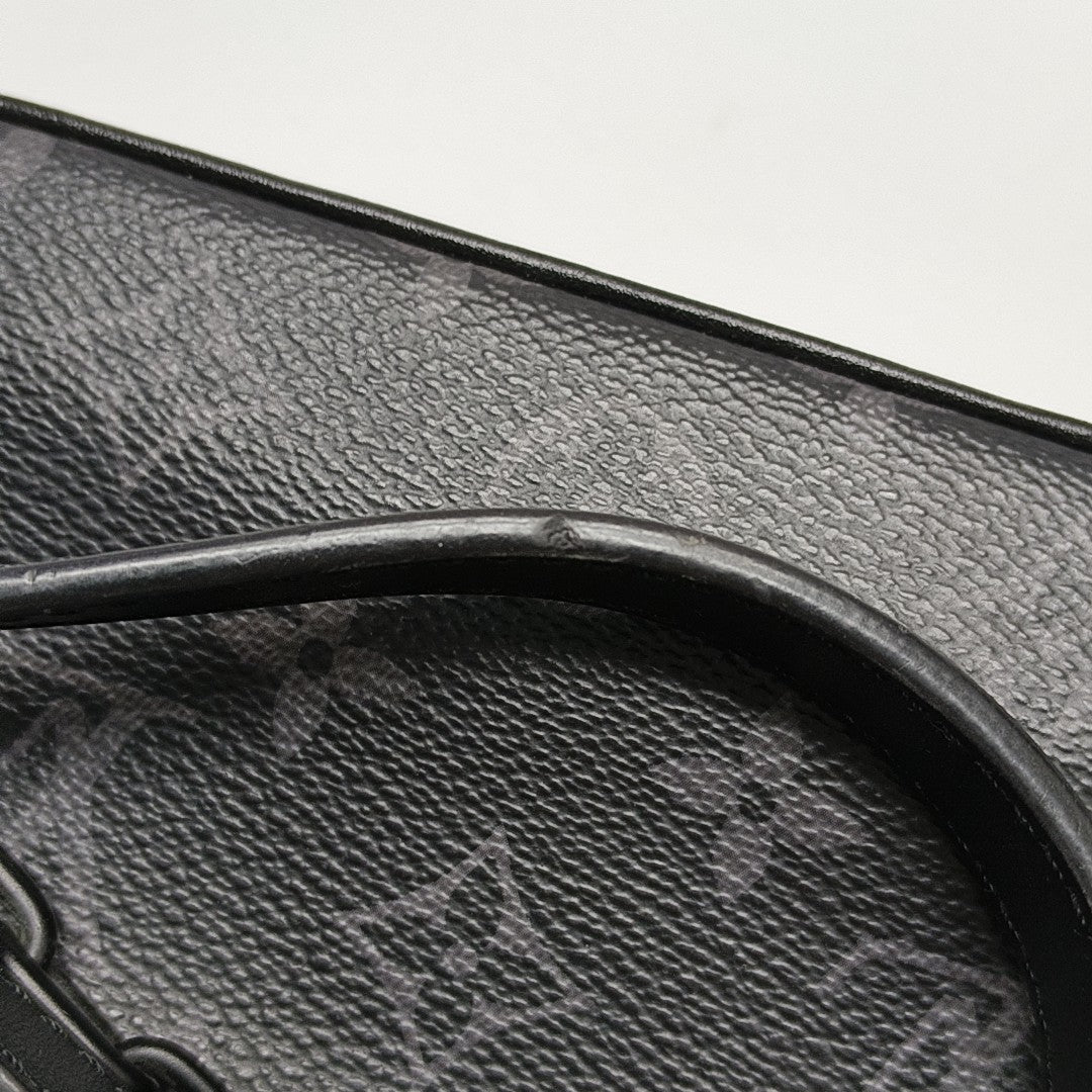 SOFT TRUNK Mini Monogram Coated Canvas Black