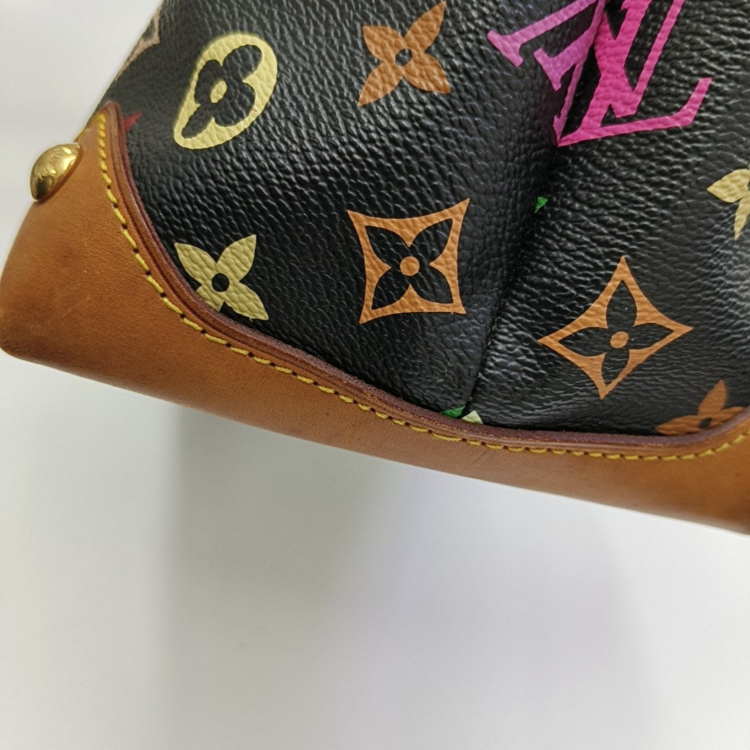 LV × TM AUDRA Monogram Coated Canvas Black