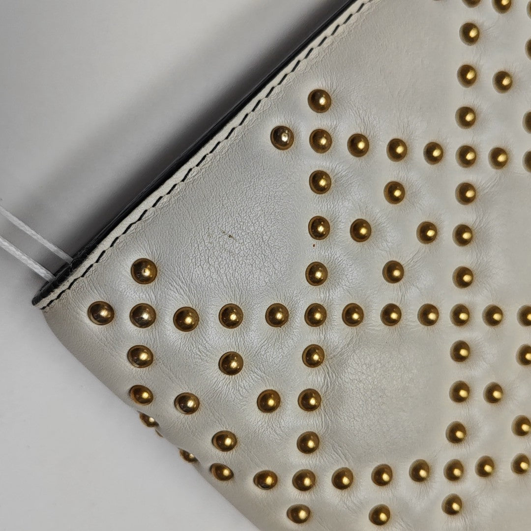 Calfskin Shoulder Bag White