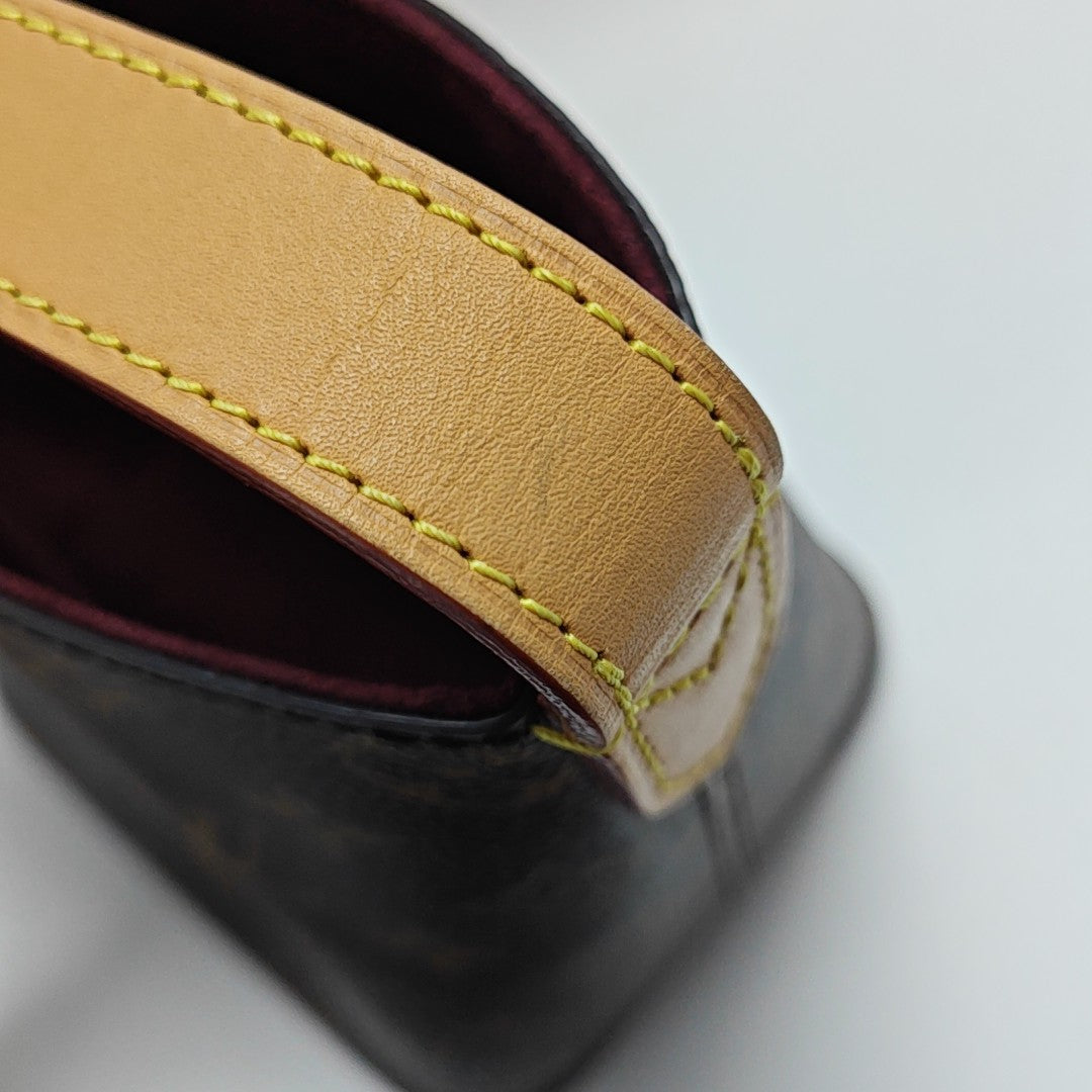 ALL IN BB Monogram Coated Canvas Brown