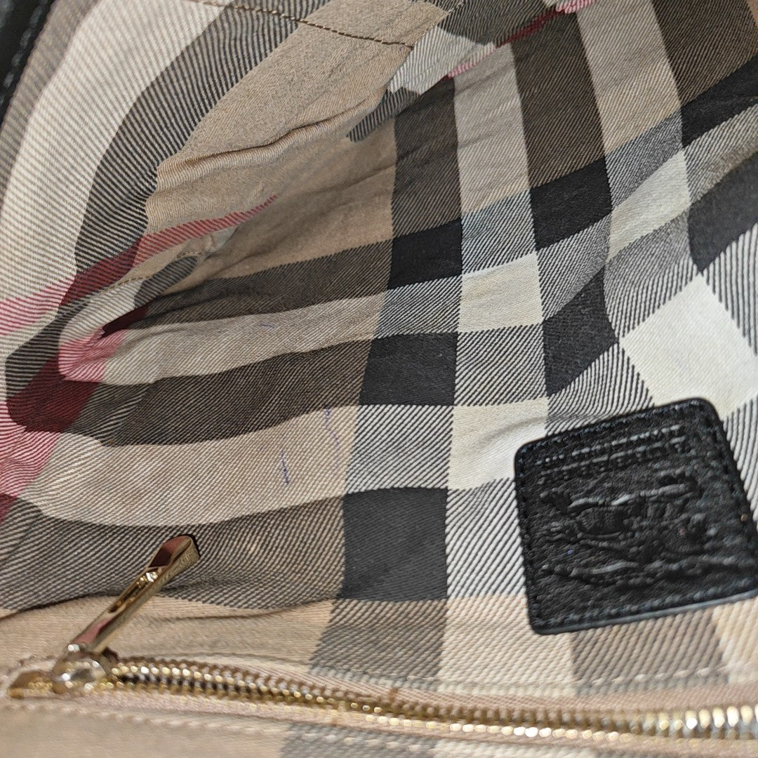 Canvas Top Handle Bag Black