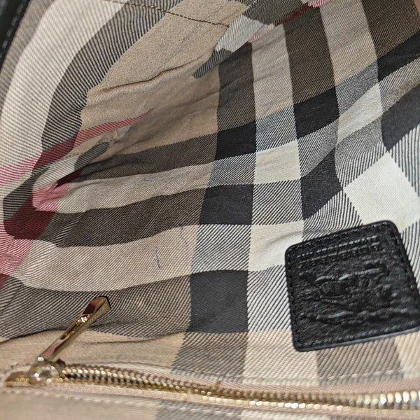 Canvas Top Handle Bag Black