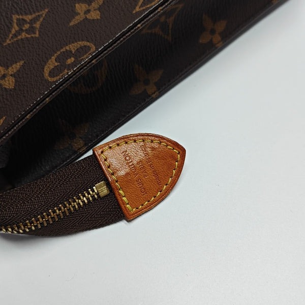 TOILET POCKET 26 Monogram Coated Canvas Brown