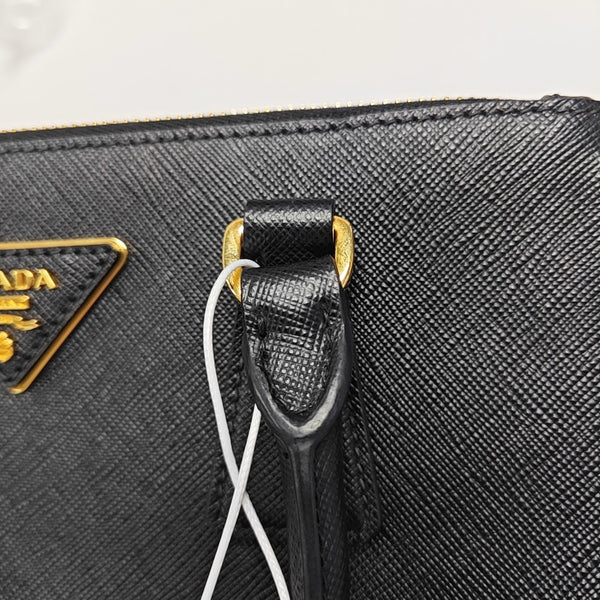 Saffiano Calfskin Shoulder Bag Black