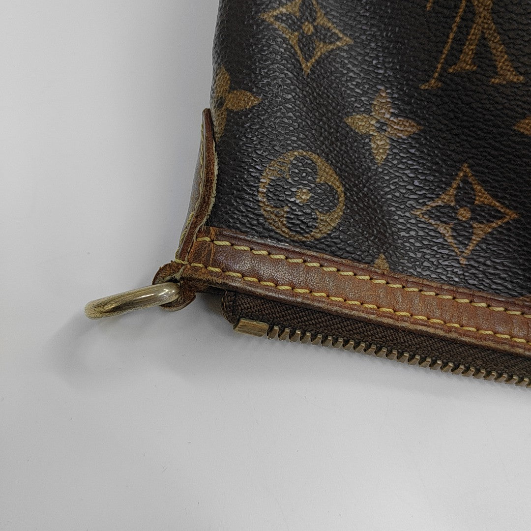 PALERMO PM Monogram Coated Canvas Brown