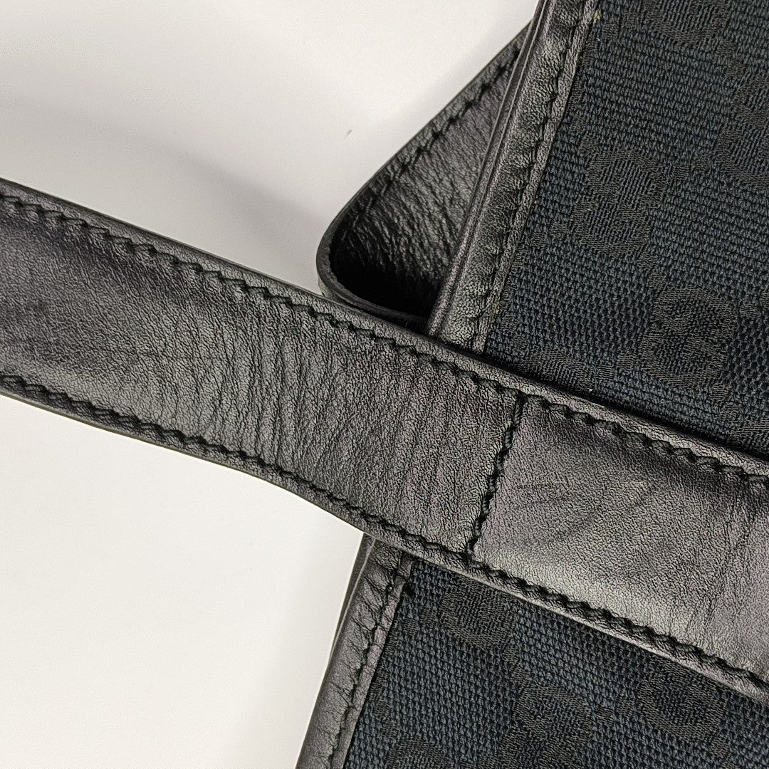 Monogram Canvas Top Handle Bag Black