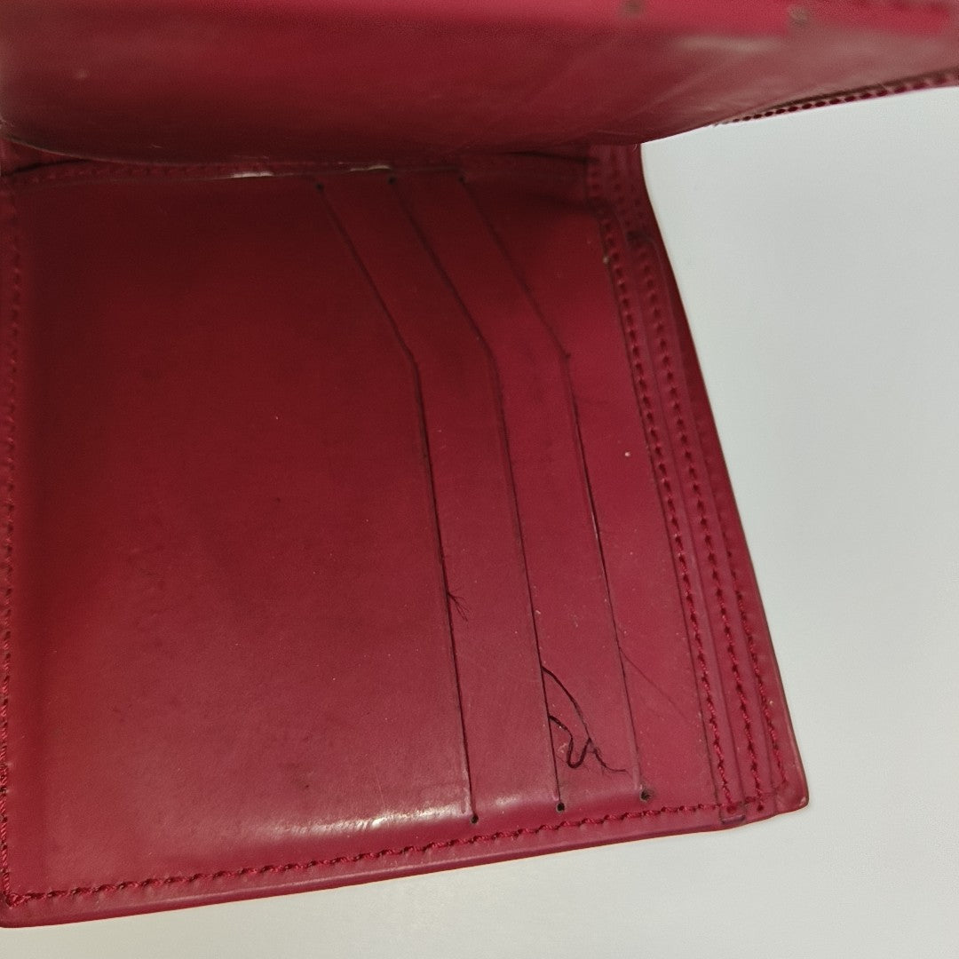 Calfskin Wallet Red