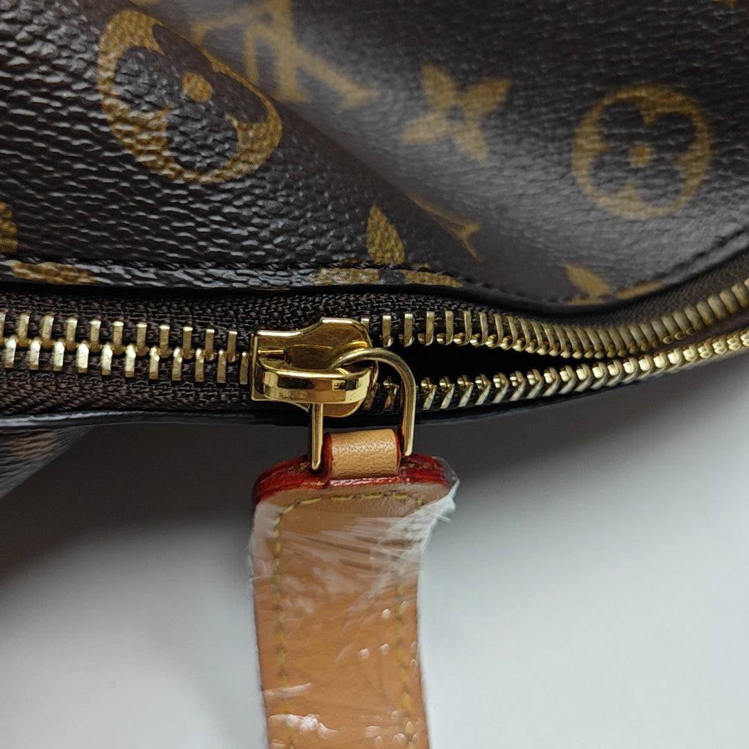 SIDE TRUNK MM Monogram Coated Canvas Brown