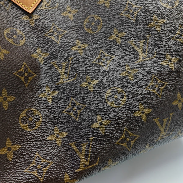 SPEEDY 30 Monogram Coated Canvas Brown