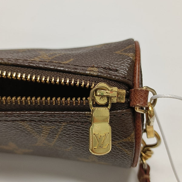 PAPILLON Mini Monogram Coated Canvas Brown