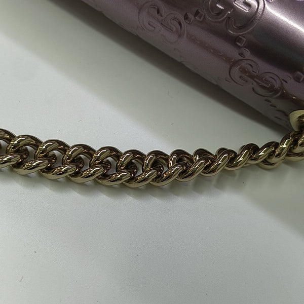 Emily Chain Monogram Calfskin Pink