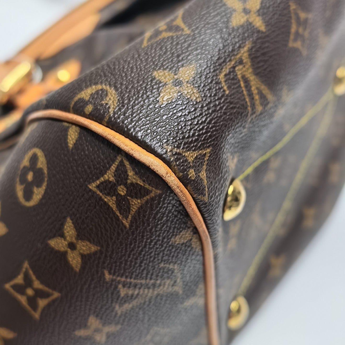 TIVOLI GM Monogram Coated Canvas Brown