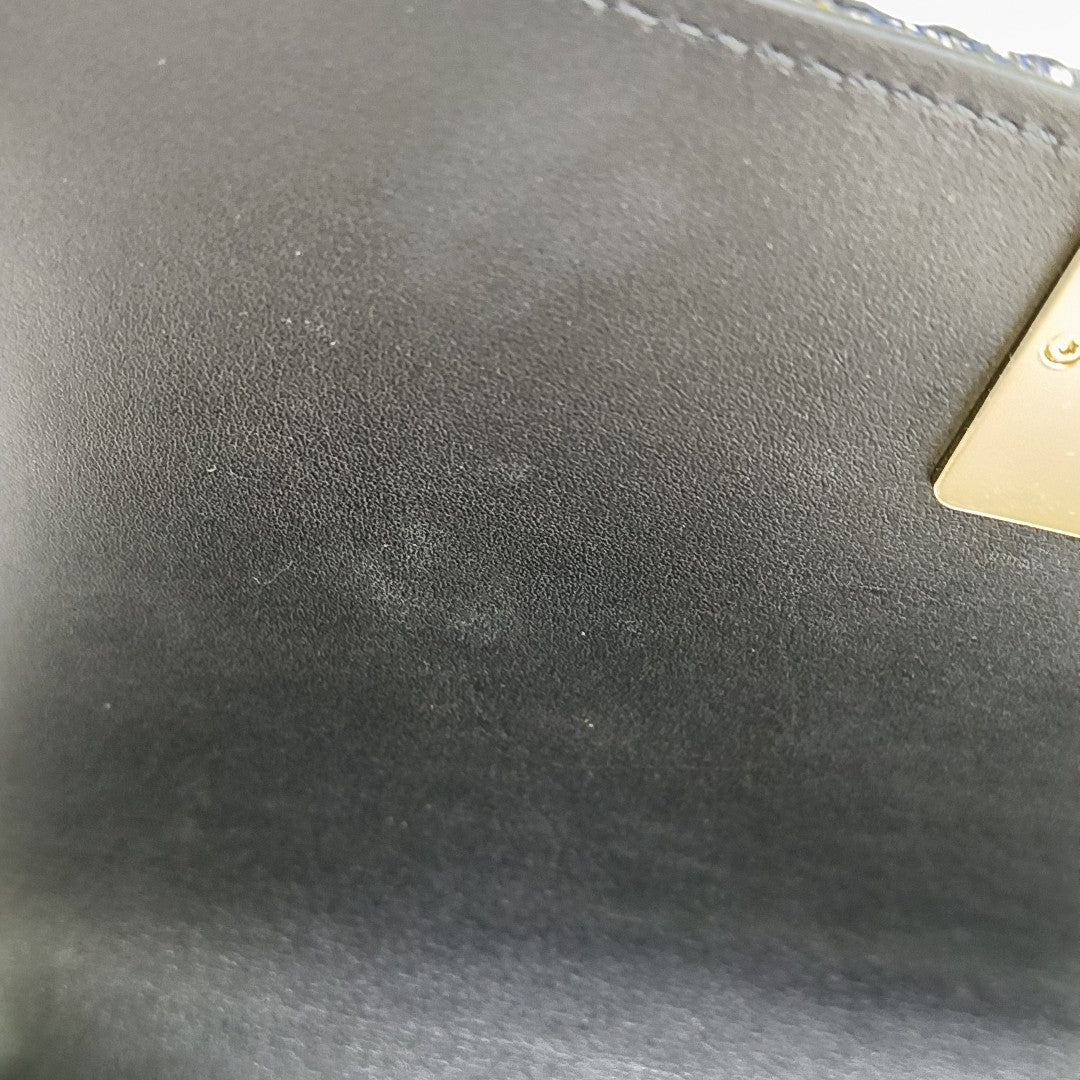 Goya Small Monogram Calfskin Blue