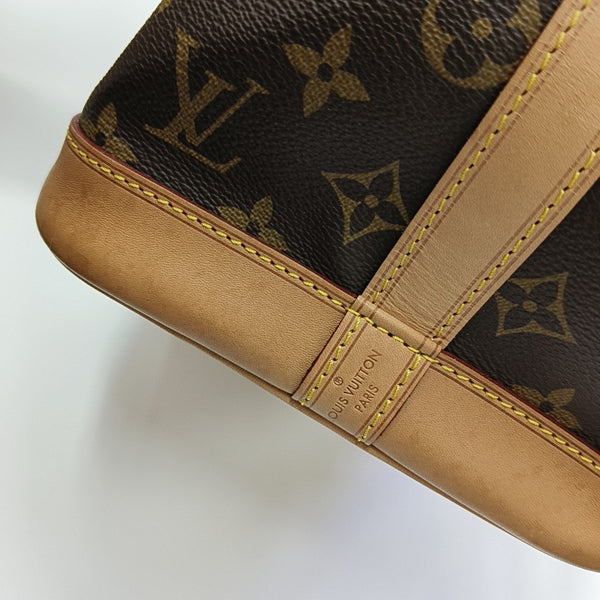 NOÉ MM Monogram Coated Canvas Brown