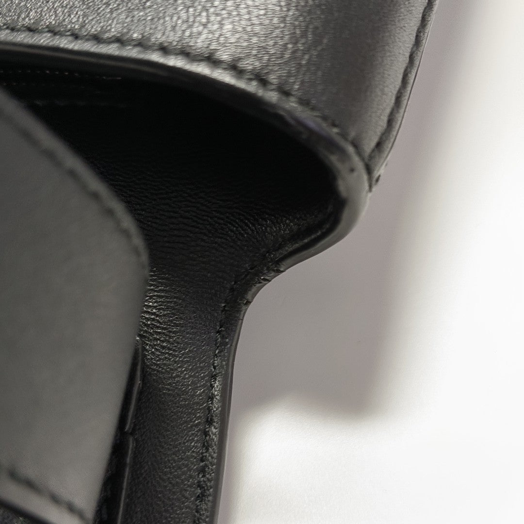 Downtown Small Quilted Calfskin Black