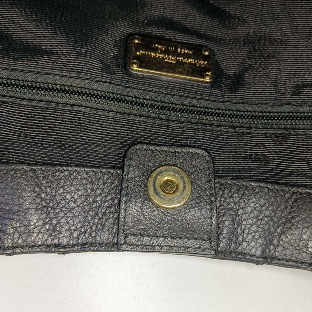 Gancini Quilted Calfskin Black