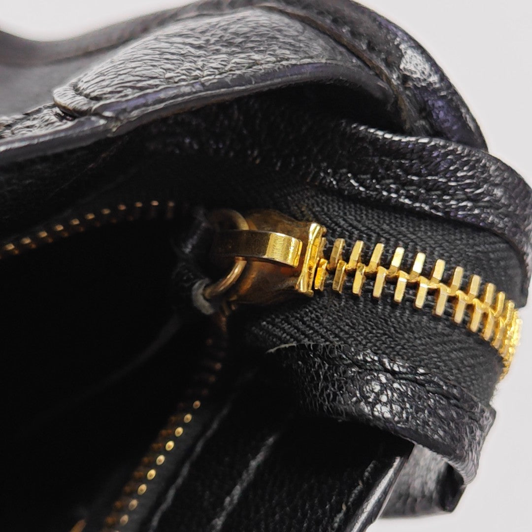 Classic Metallic Edge City Mini Lambskin Black