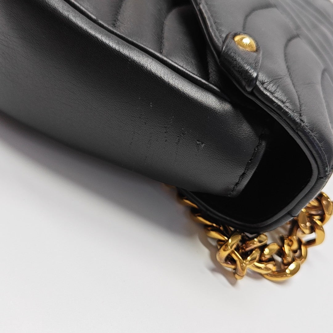 NEW WAVE MM Quilted Calfskin Black