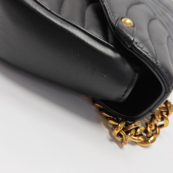 NEW WAVE MM Quilted Calfskin Black