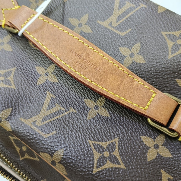 NICE BB Monogram Coated Canvas Brown