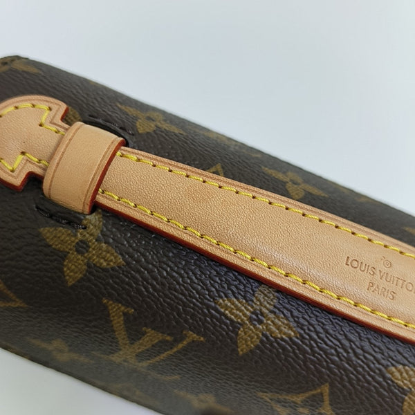 MÉTIS EAST WEST Monogram Coated Canvas Brown