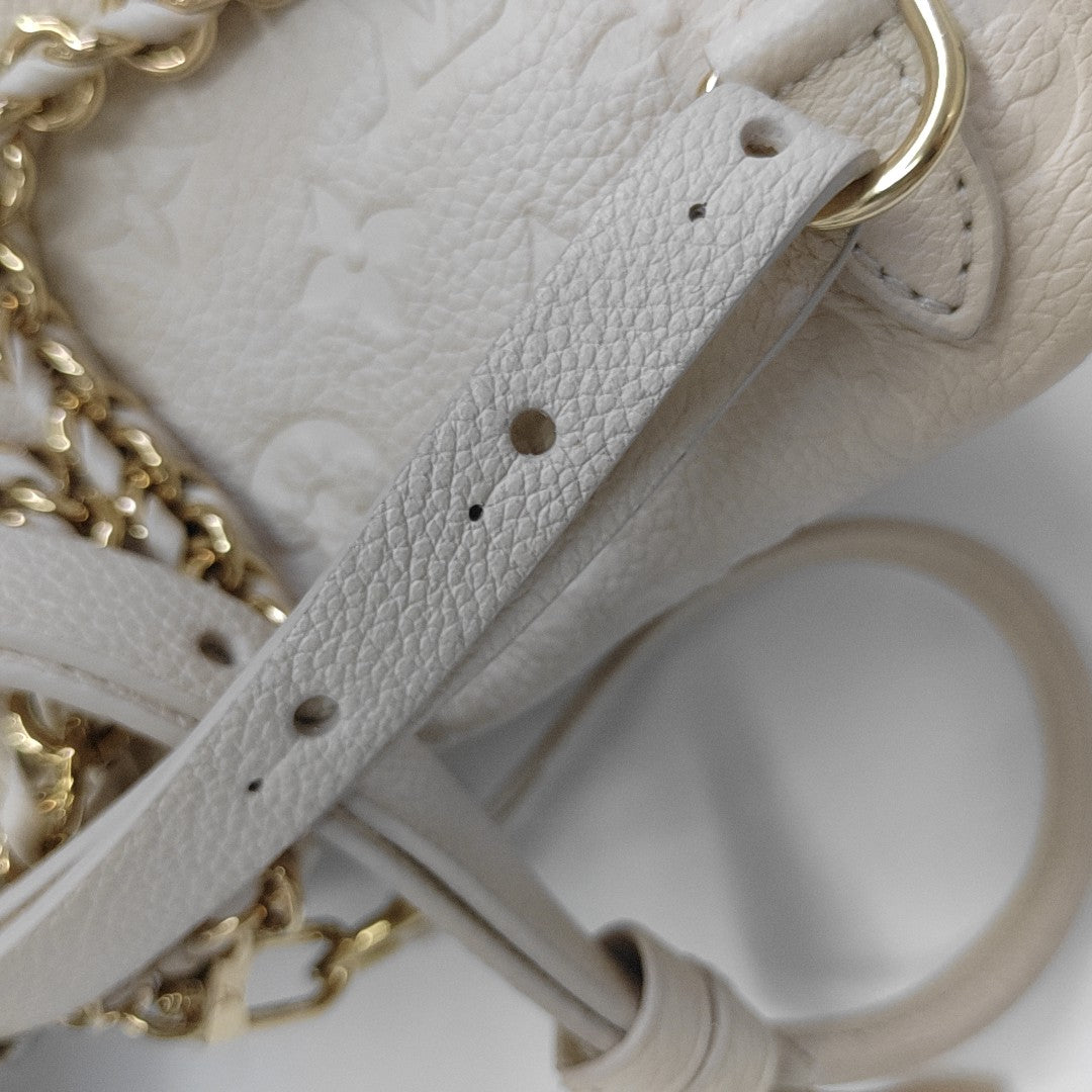 BACKUP Monogram Calfskin White