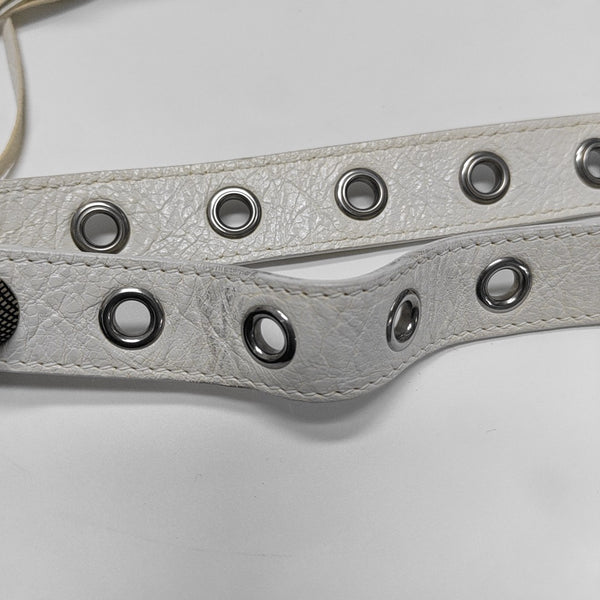 Le Cagole Mini Calfskin White