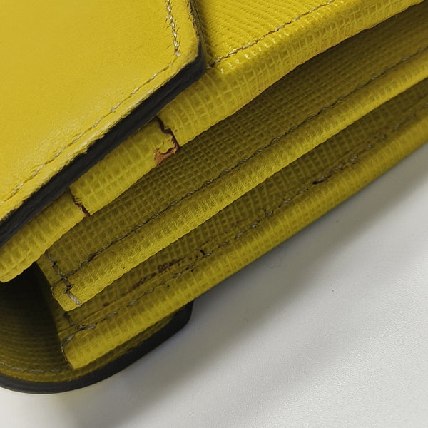 Calfskin Wallet Yellow