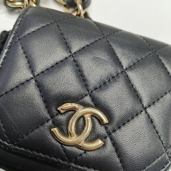 Quilted Lambskin Black