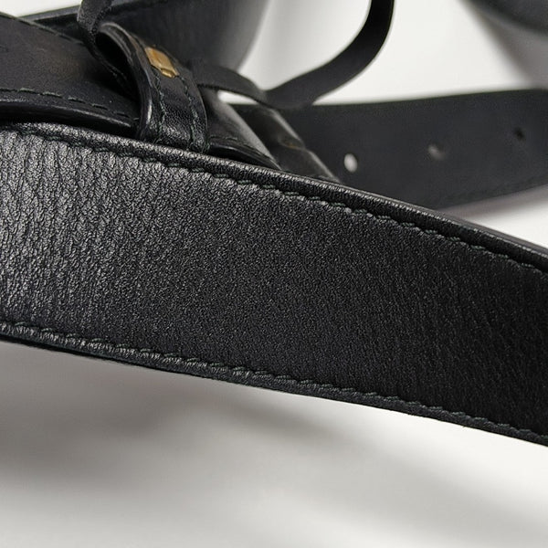 GG Marmont Super Mini Quilted Calfskin Black