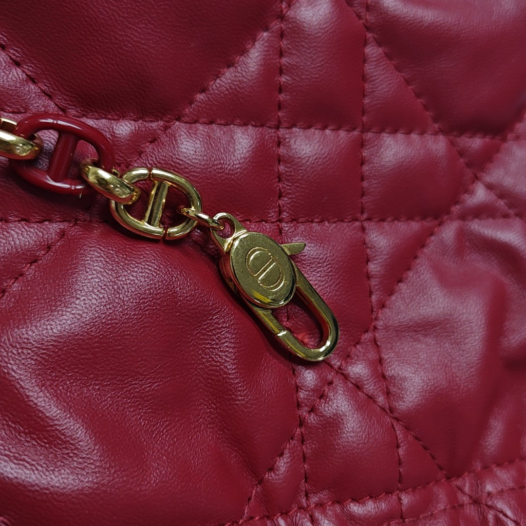Miss Caro Cannage Lambskin Red