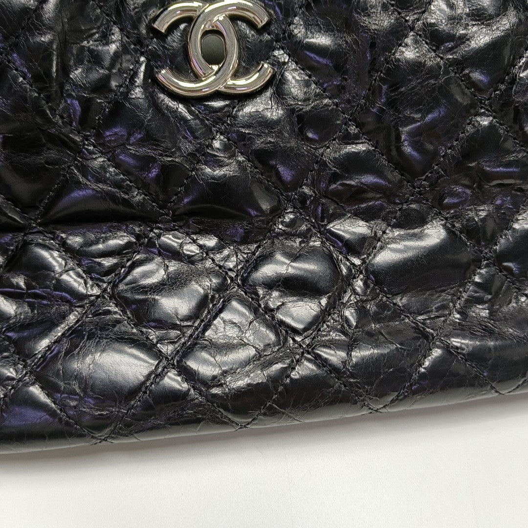 PORTOBELLO Quilted Calfskin Black