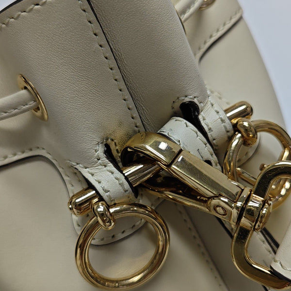 Mon Tresor Mini Calfskin White