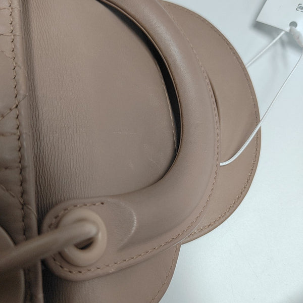 Lady Dior Mini Cannage Calfskin Beige