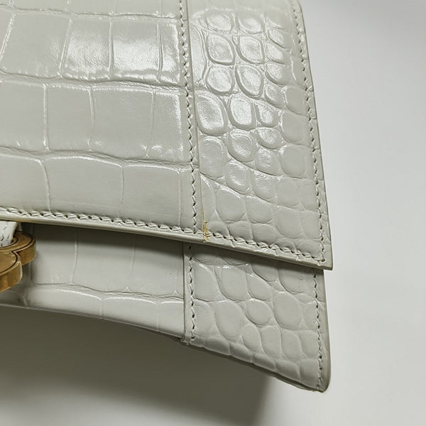 Hourglass S Calfskin White