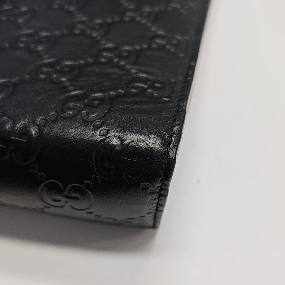 Signature Monogram Calfskin Blue