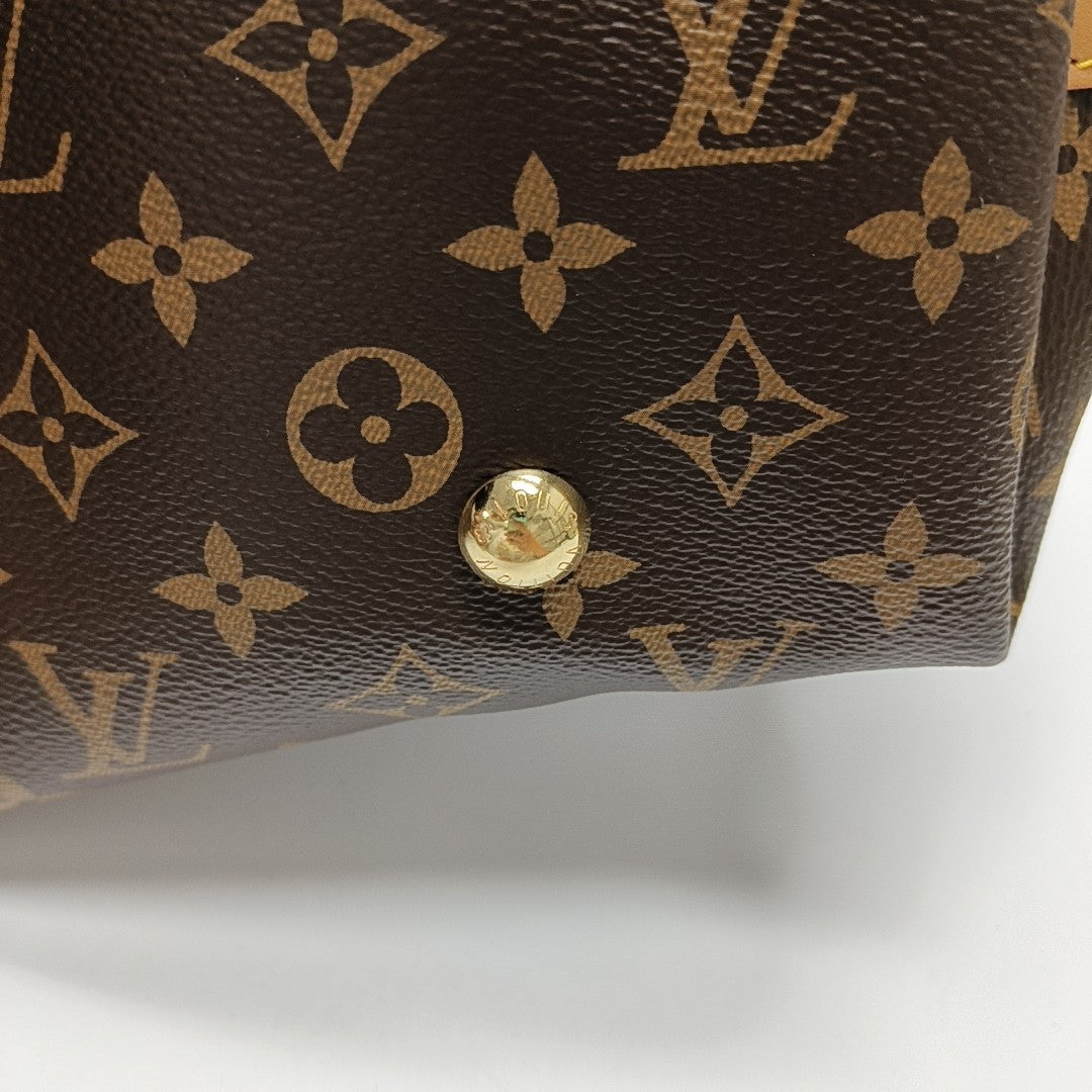 CARRYALL MM Monogram Coated Canvas Brown