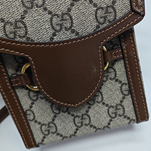 Horsebit 1955 Mini Coated Canvas Beige