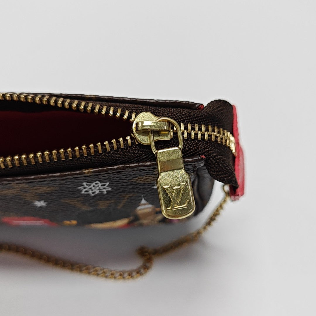 ACCESSOIRES Mini Monogram Coated Canvas Brown