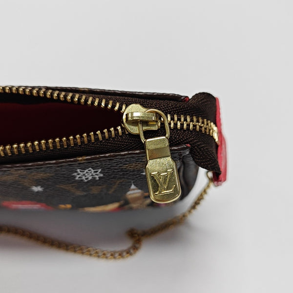 ACCESSOIRES Mini Monogram Coated Canvas Brown