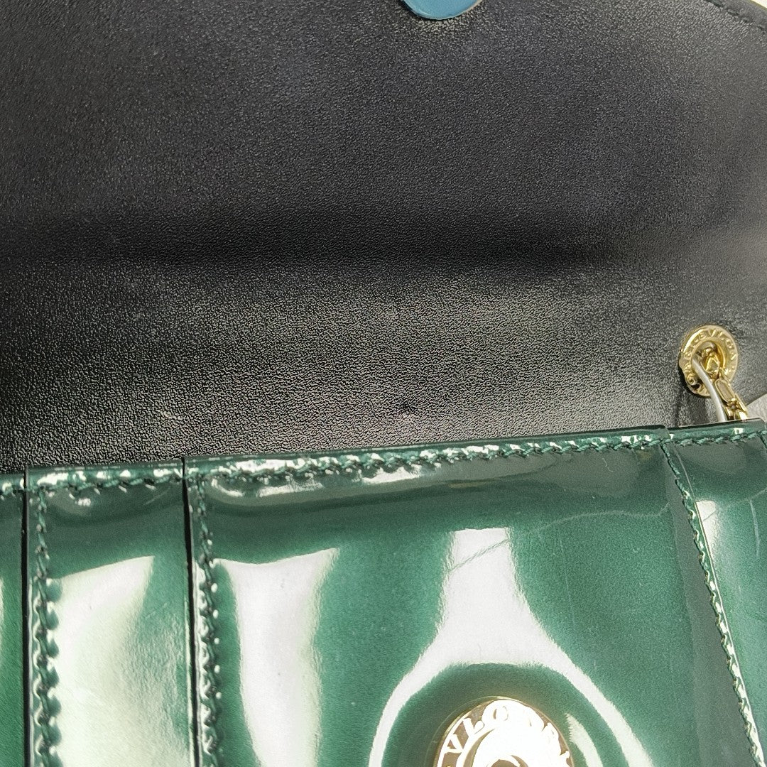 SERPENTI FOREVER Small Patent Leather Green