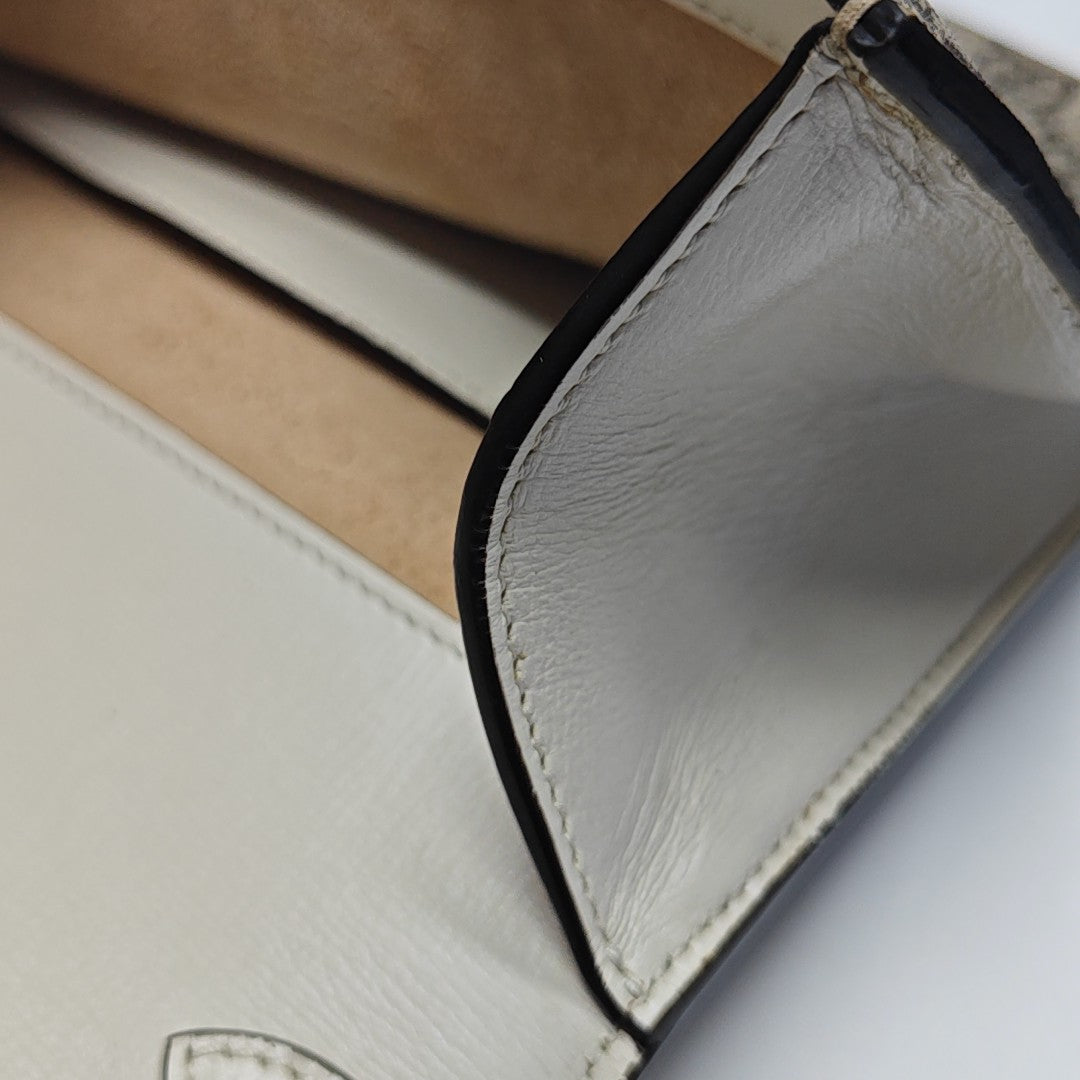 Horsebit 1955 Small Monogram Coated Canvas Beige