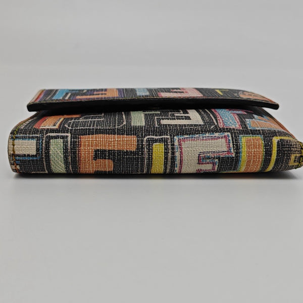 Monogram Coated Canvas Wallet Multicolor