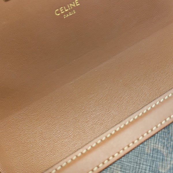 TRIOMPHE Small Coated Canvas Brown