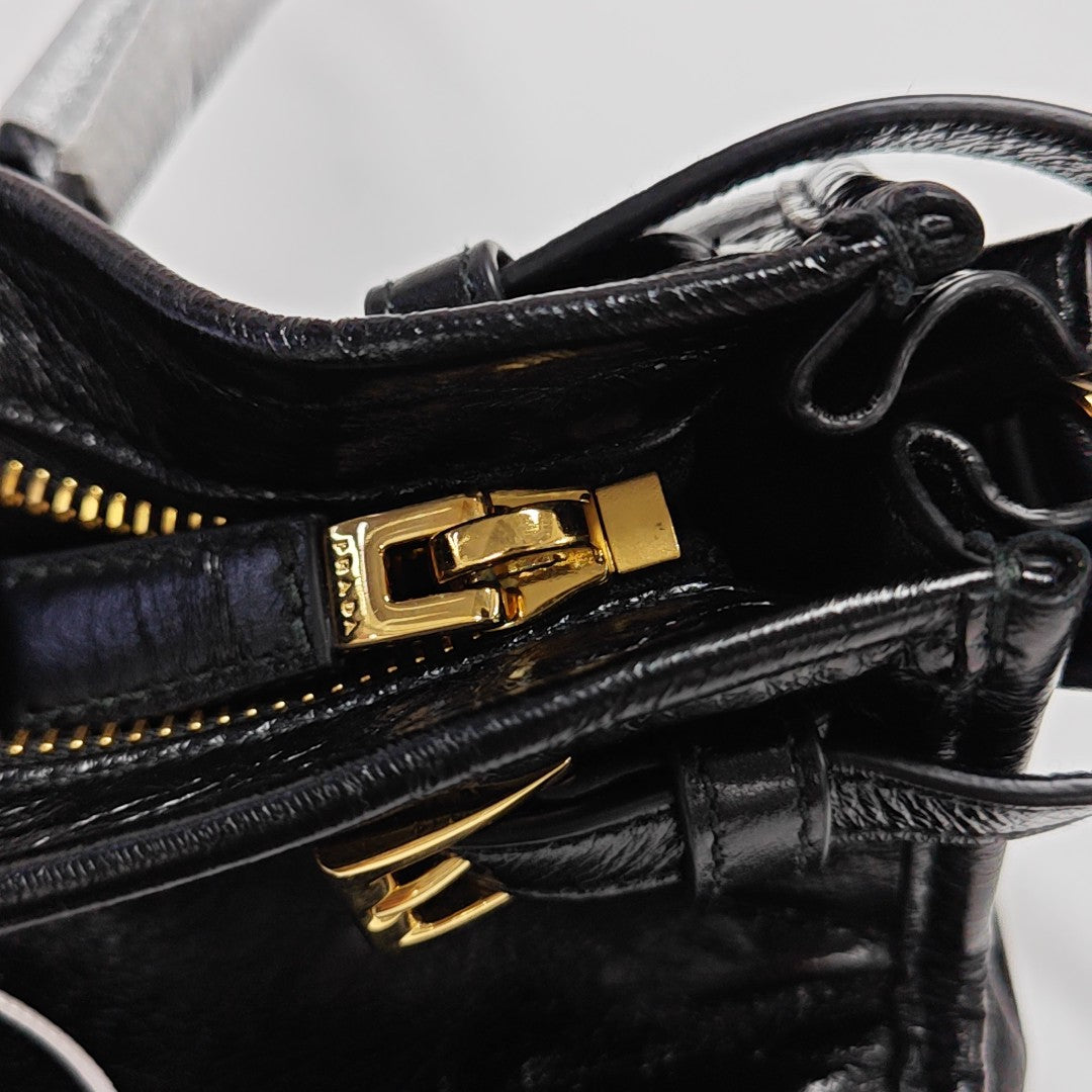 Bonnie Medium Calfskin Black