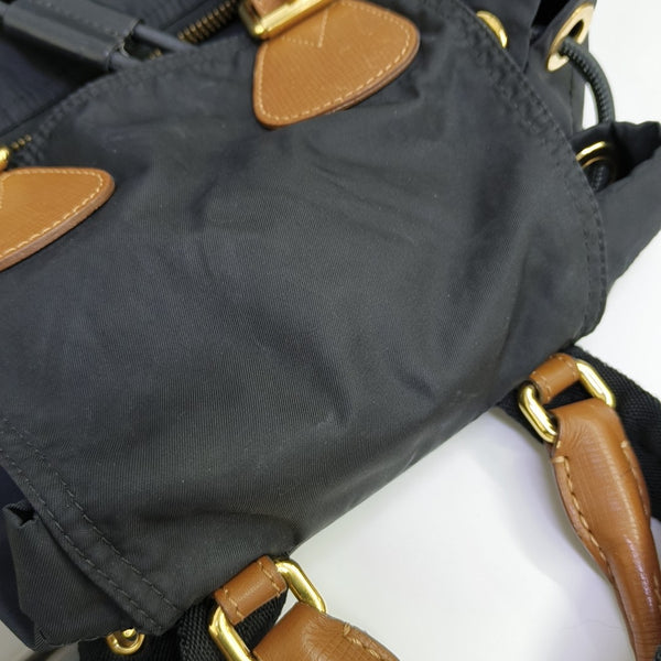 The Rucksack Medium Nylon Black