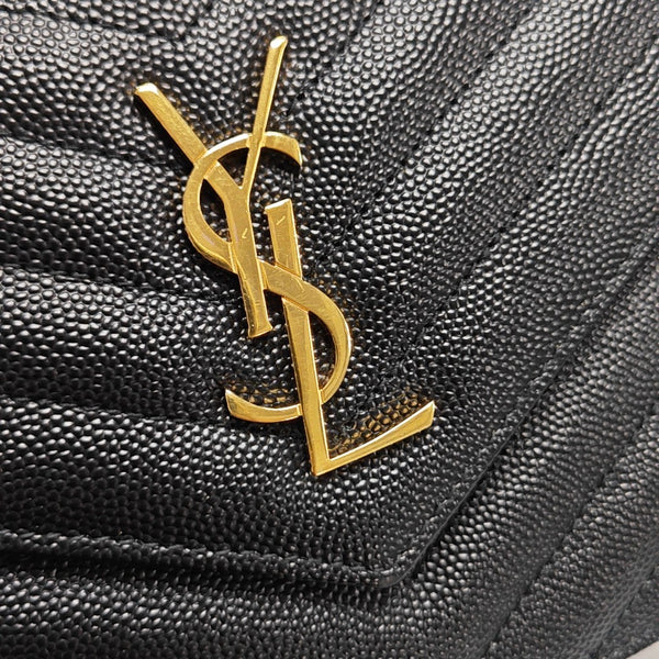 MONOGRAM WOC Chevron Calfskin Black