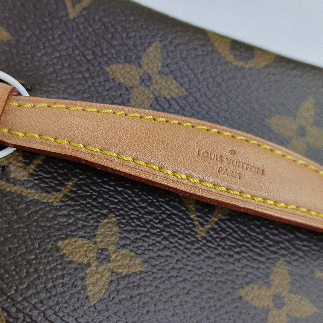 NICE Super Mini Monogram Coated Canvas Brown