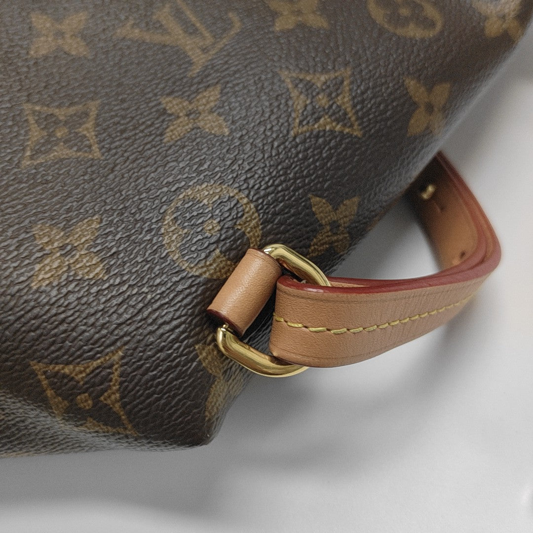 MONTSOURIS PM Monogram Coated Canvas Brown